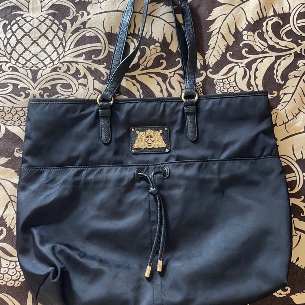 Juicy Couture black tote bag